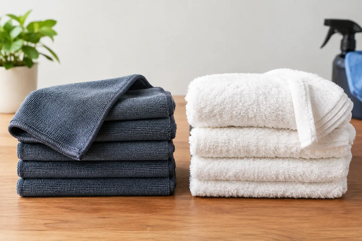 Microfiber Versus Cotton Shotgun Towels